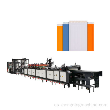 Máquina de fabricación de sobre de papel corrugado